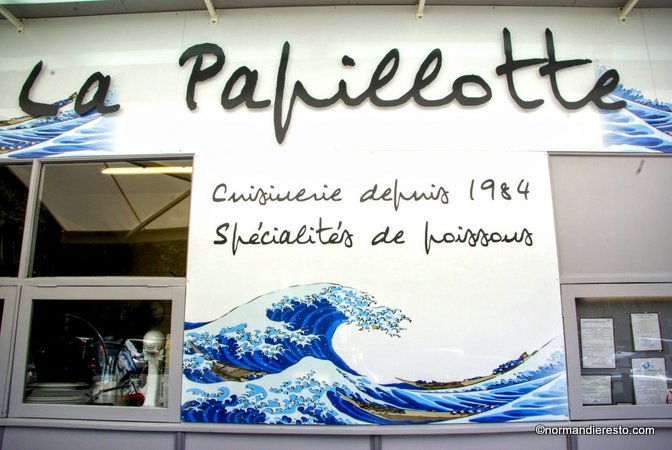 Restaurant la Papillotte spécialité de poissons au Havre